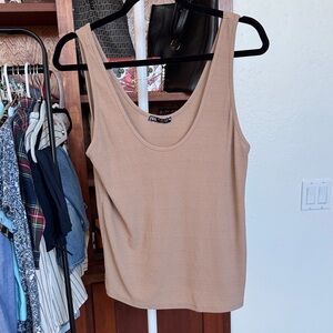Zara Camel Tank Top